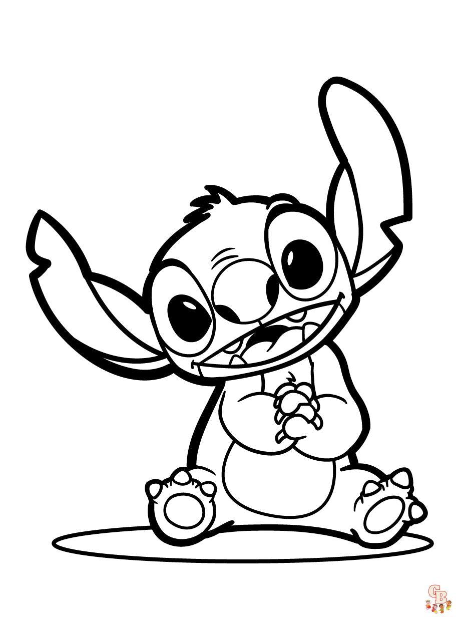 Explore The World Of Stitch With Printable Coloring Pages Coloring